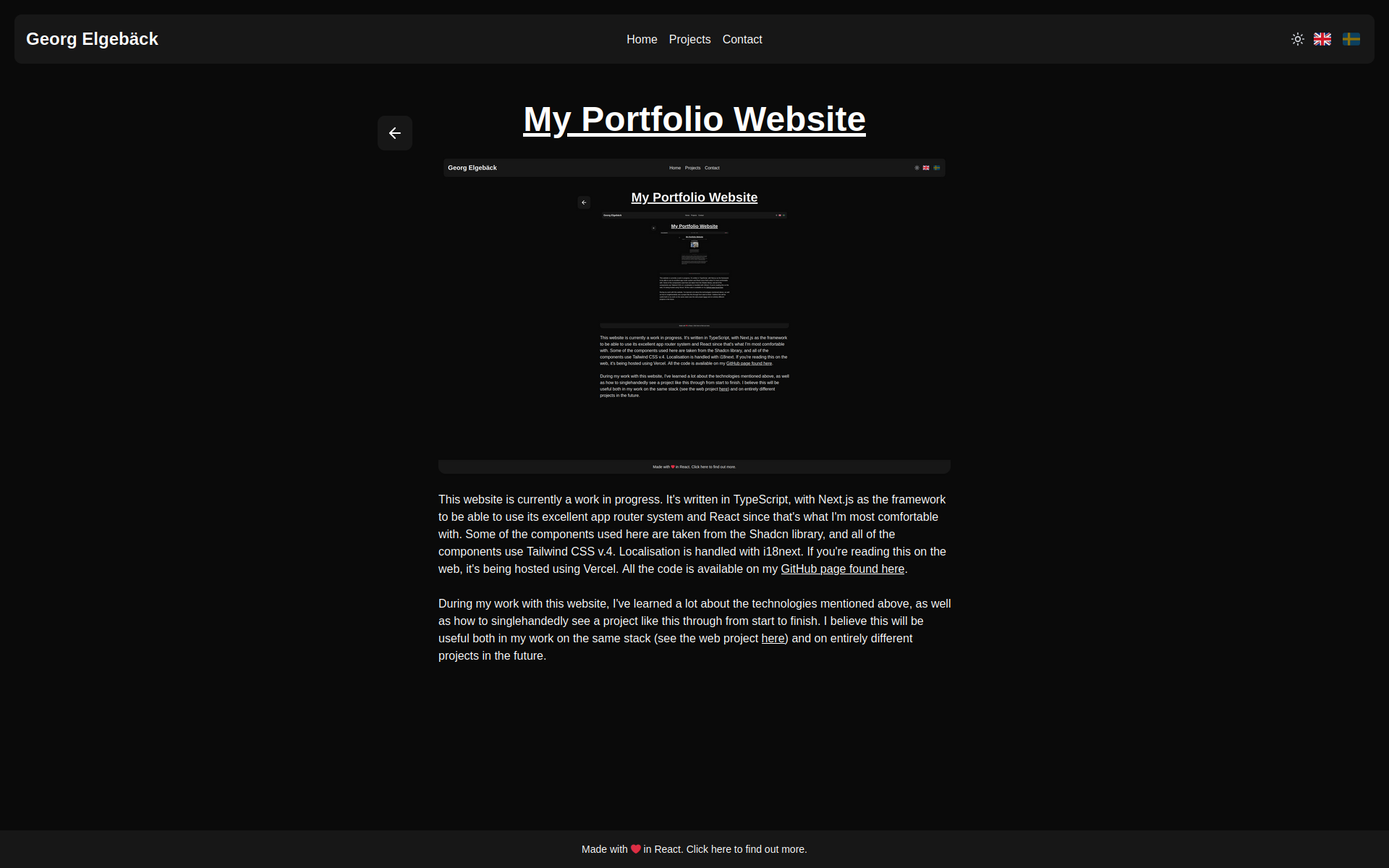 Image of the portfolio